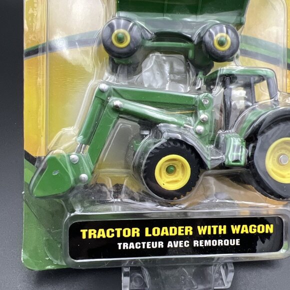 2007 ERTL John Deere Tractor Loader with Wagon New 37541A -E - Picture 4 of 12